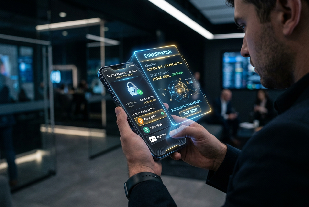 Moderní platební brána s podporou krypto a fiat plateb